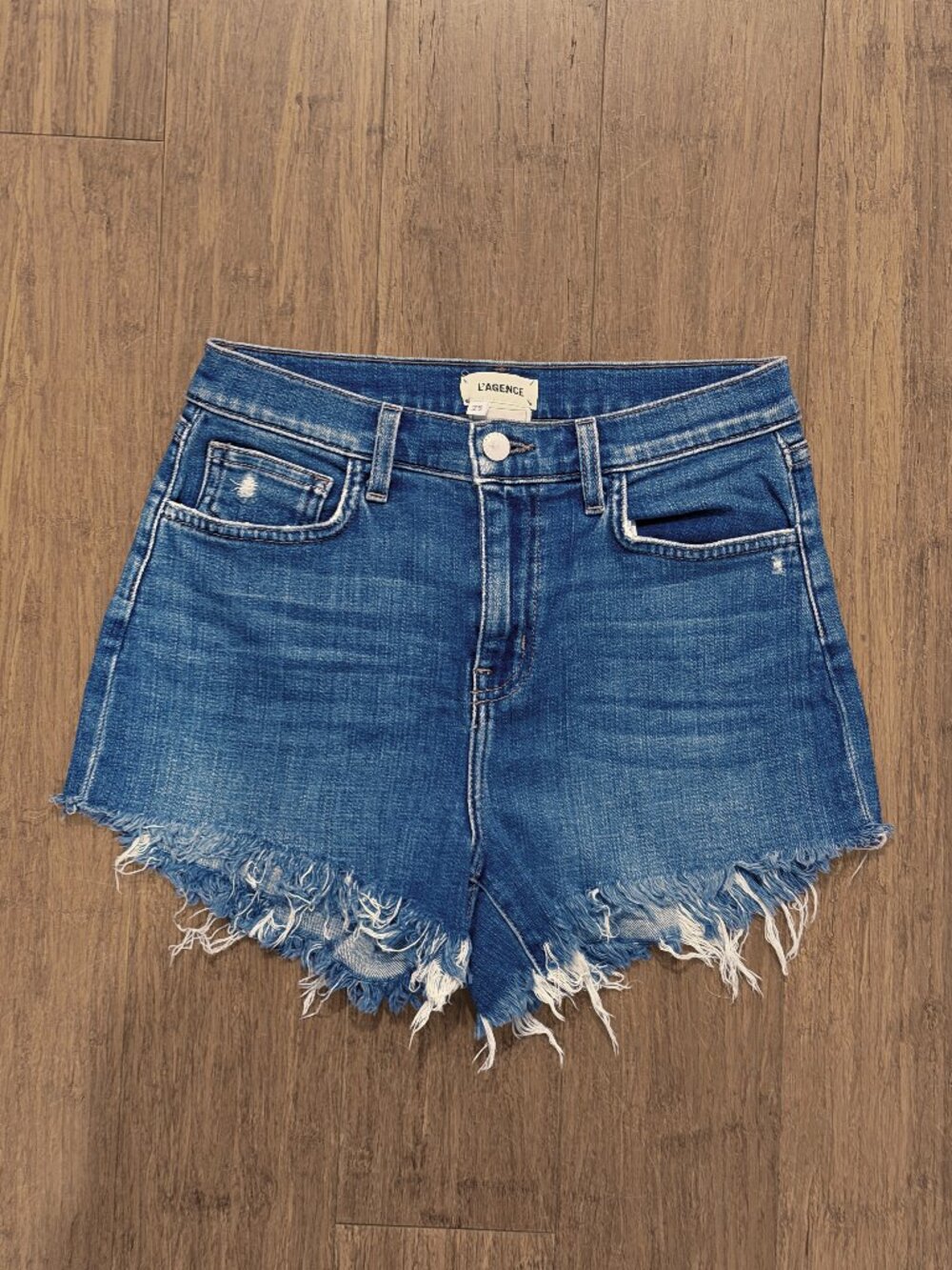 L'agence Blue Jean Shorts